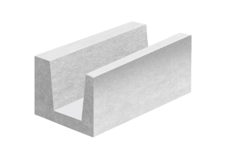 U-блок ЛСР D500 625х250х250 мм